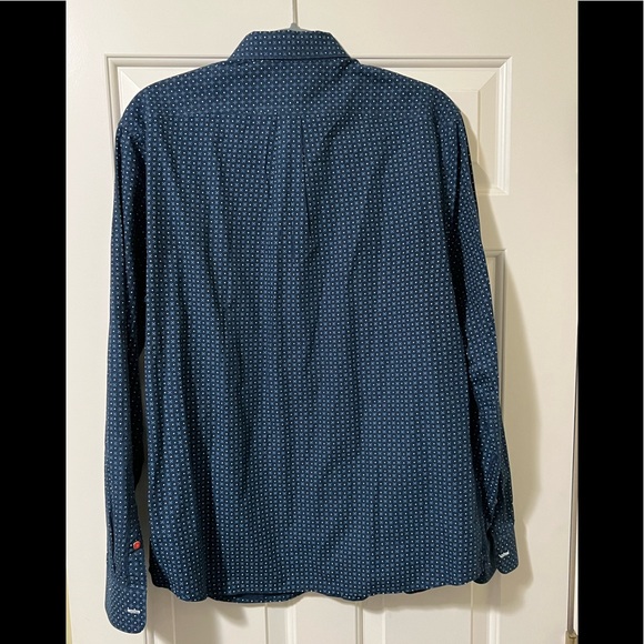 Diesel designer button down blue shirt L - Picture 5 of 11